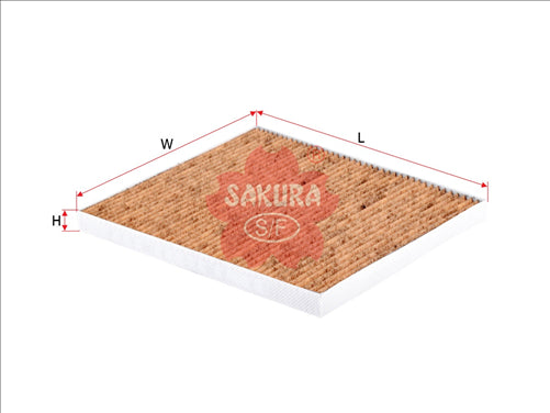 Sakura CABIN FILTER FITS RCA185MS 08790-2E200 CAV-2807