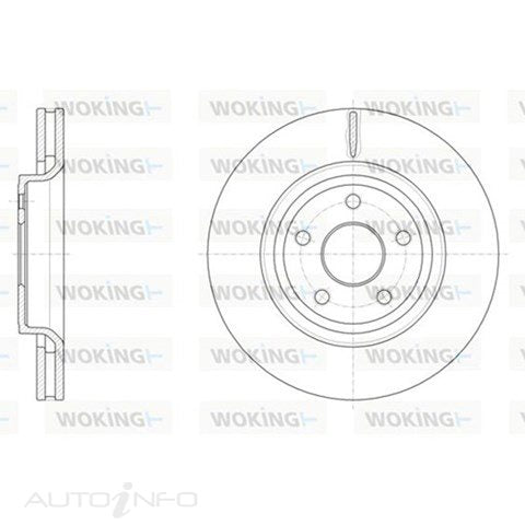 WOKING DISC ROTOR FRONT JEEP 350MM - D61512.10