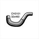 MACKAY RADIATOR HOSE LOWER CH3101