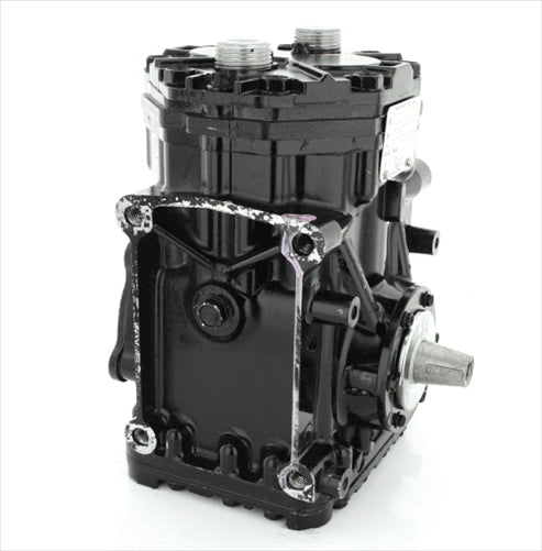 JAYAIR COMPRESSOR YORK 210 RHS R/K HD R134A ROTALOCK FITTINGS CM1924