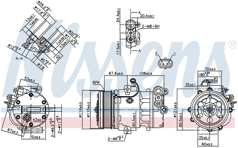 JAYAIR COMPRESSOR SUZUKI SWIFT FZ 1.3L DSL 6/12-6/17 CM2023