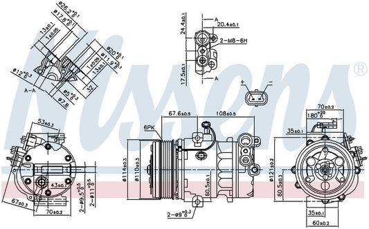 JAYAIR COMPRESSOR SUZUKI SWIFT FZ 1.3L DSL 6/12-6/17 CM2023