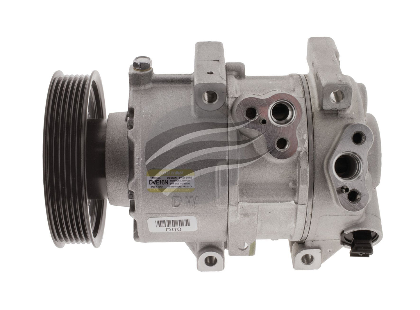 DOOWON COMPRESSOR KIA SPORTAGE QL 2.4L PET 16-ON DVE16N 6PV CM2052
