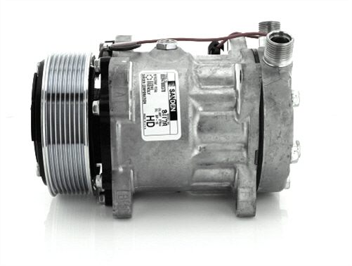 SANDEN COMPRESSOR MAN TRUCK TGA TGS 02-09 SD7H15 8PV 24V 119MM VOR EAR CM2128
