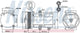 Nissens COMPRESSOR FORD ESCAPE BA ZA ZB 3.0L PET 01-06, MAZDA TRIBUTE CM5744N