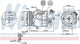 Nissens COMPRESSOR NISSAN X-TRAIL T31 1/11- 2.0L PET NISSAN SERENA C25 CM5892N