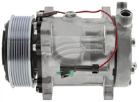 SANDEN COMPRESSOR MAN TRUCK TGA TGS02-09 SD7H15 8PV 24V 119MM VOR EAR CM8117A