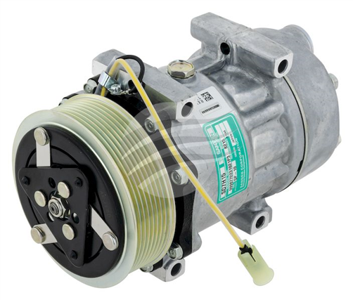 SANDEN COMPRESSOR VOLVO TRUCK FE 280 SD7H15 24V 8PV 120MM HOR PAD CM8215