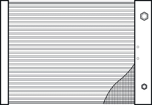 Kysor CONDENSER KC-600 COIL CN0076