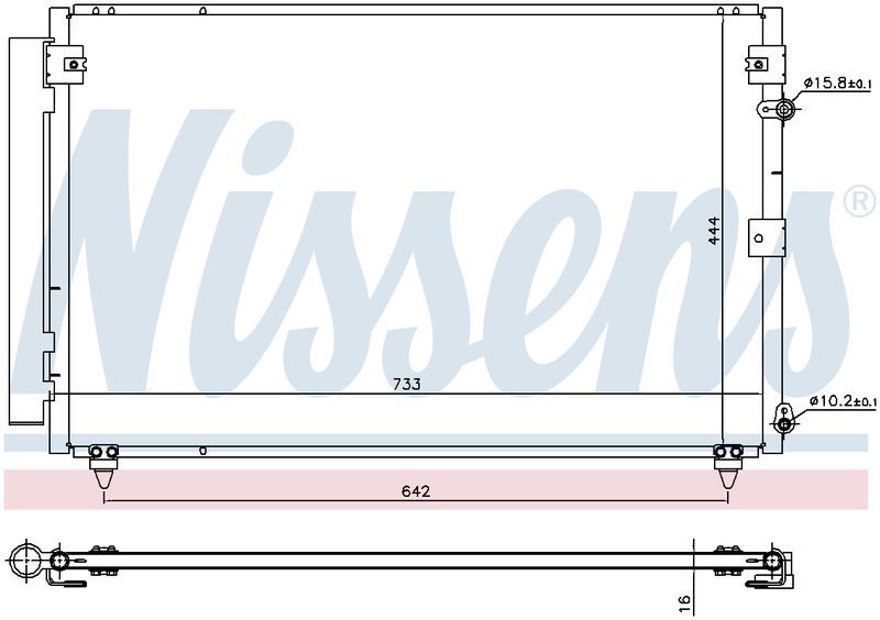Nissens CONDENSER LEXUS LS430 00-ON CN5315