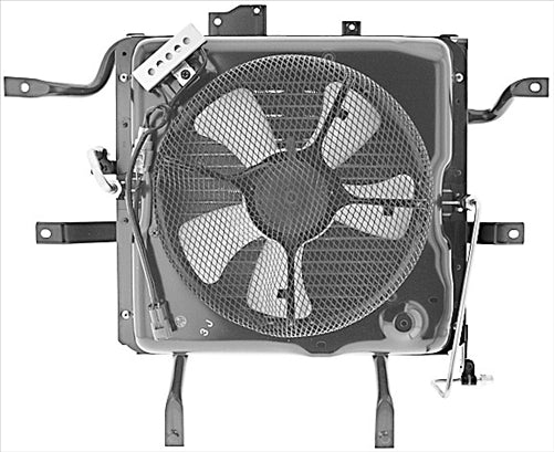 DENSO CONDENSER HIACE COMMUTER INCLUDES FAN ASSEMBLY CN5466