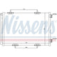 Nissens CONDENSER PEUGEOT 207 2006- PEUGEOT 208 10/12'- CITROEN C3 CN5522N