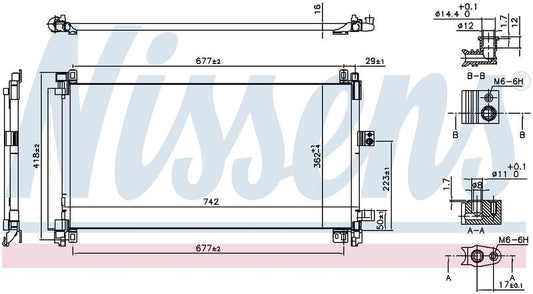 JAYAIR CONDENSER PEUGEOT 508 HDI 2.2L DSL 7/11-8/15 CN5726