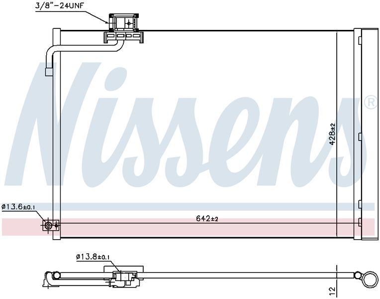 Nissens CONDENSER MERCEDES E CLASS W212 1/09-7/16 CN5730
