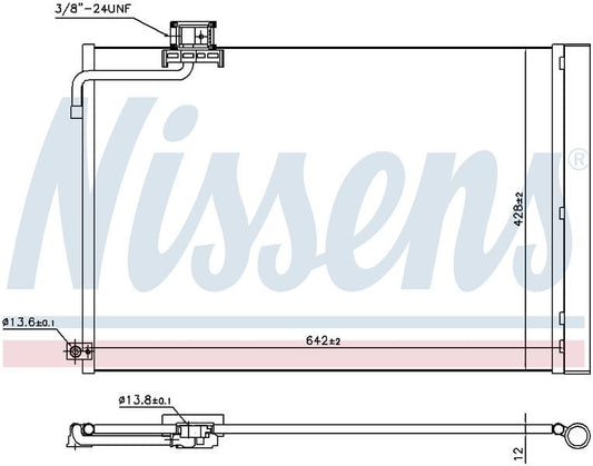 Nissens CONDENSER MERCEDES E CLASS W212 1/09-7/16 CN5730