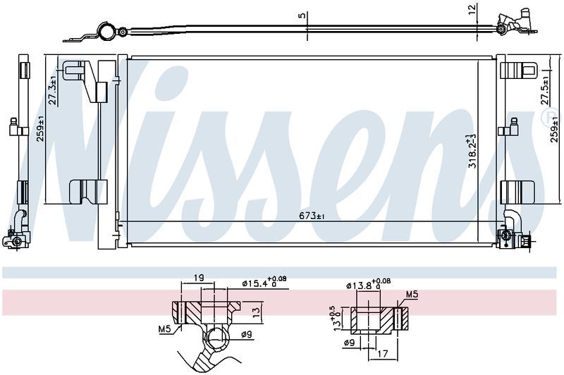 Nissens CONDENSER AUDI A4 / S4 B9 16- CN6100N
