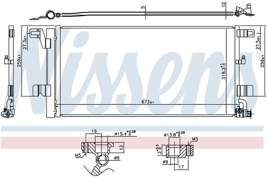 Nissens CONDENSER AUDI A4 / S4 B9 16- CN6100N