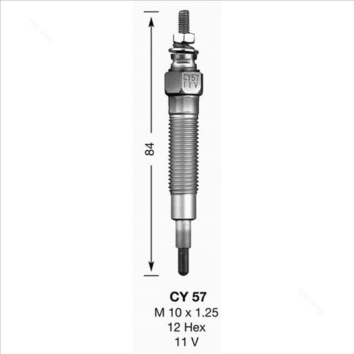 NGK GLOW PLUG - (CERAMIC) CY57
