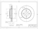 OE+ FRONT BRAKE DISC NISSAN 260mm - PDB5715