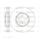 BRAKE DISC FRONT BMW 365mm  D61333.10