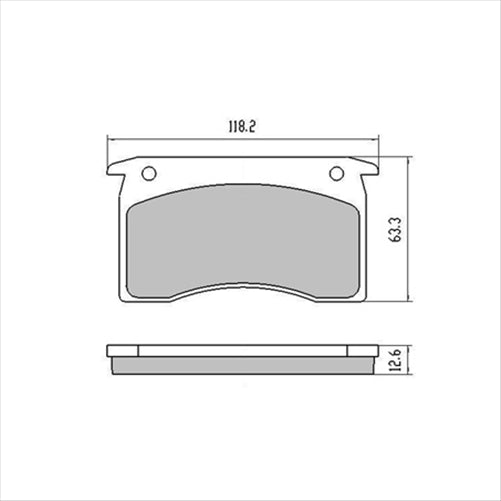 FARGO FRONT BRAKE PADS HOLDEN TORANA A9X (PBR) DB1029