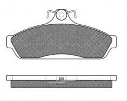 Remsa FRONT DISC BRAKE PADS - HOLDEN COMMODORE VB-VS 78- DB1085 UC