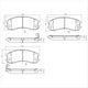 FARGO FRONT DISC BRAKE PADS - MAZDA CAPELLA GD GV 87-97 DB1114