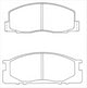 FARGO FRONT BRAKE PADS TOYOTA LITEACE TOWNACE TARAGO MASTER ACE DB1122F