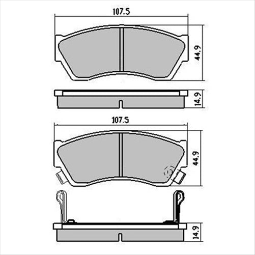 PROSELECT BRAKE PAD