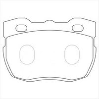 PROSELECT FRONT DISC  BRAKE PADS - LANDROVER 90 SERIES CERAMIC 88-92