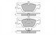 PROSELECT FRONT DISC BRAKE PADS - BMW SERIES 3 E36 CERAMIC