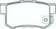 Bendix REAR DISC BRAKE PADS - HONDA LEGEND KA7-9 90-05