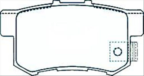 PROSELECT REAR DISC BRAKE PADS - HONDA LEGEND KA-9 CERAMIC 90-06