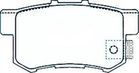 XP REAR DISC BRAKE PADS - HONDA LEGEND KA7-9 90-05