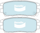 Bendix REAR DISC BRAKE PADS - MITSUBISHI PAJERO 91-00