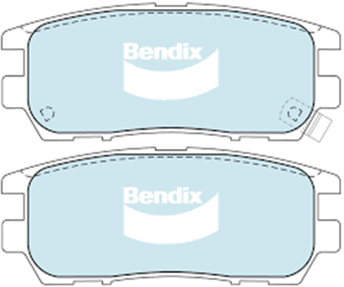 Remsa REAR DISC BRAKE PADS - MITSUBISHI PAJERO 91-01 DB1231 UC