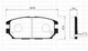 Bendix REAR DISC BRAKE PADS - MITSUBISHI CHARIOT N84,94 97-03