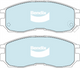 Bendix FRONT DISC BRAKE PADS - MITSUBISHI GALANT 91-96