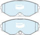 Bendix FRONT DISC BRAKE PADS - NISSAN MAXIMA 90-93