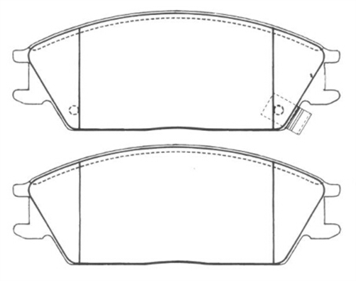 HI-Q FRONT BRAKE PAD SET HYUNDAI SSANGYONG