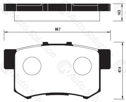 REAR DISC BRAKE PADS - HONDA PRELUDE 91-01 DB1265XP