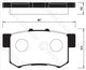 PROSELECT REAR DISC BRAKE PADS - HONDA PRELUDE CERAMIC 91-02