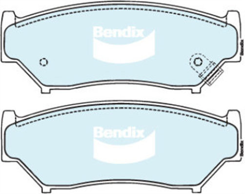 Bendix FRONT DISC BRAKE PADS - SUZUKI VITARA 89-98