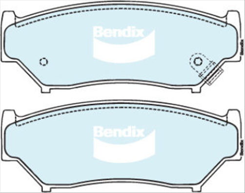 PROSELECT FRONT DISC BRAKE PADS - SUZUKI VITARA CERAMIC 89-