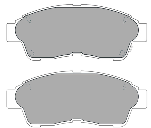 FRONT DISC BRAKE PADS - SUITS TOYOTA CAMRY SXV20 98-02 DB1267XP
