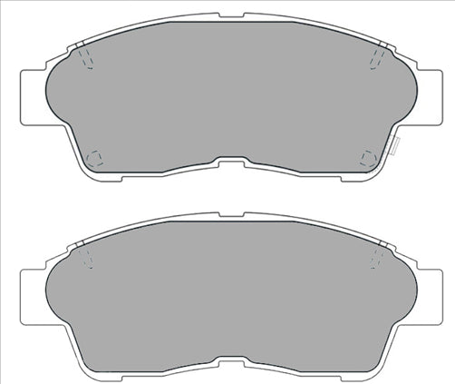 Remsa FRONT DISC BRAKE PADS - TOYOTA CAMRY SXV20 98-03 DB1267 UC