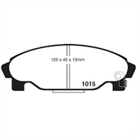 XP FRONT DISC BRAKE PADS - DAIHATSU CHARADE G200 93-00