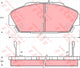 FARGO FRONT BRAKE PADS HONDA DB1279F