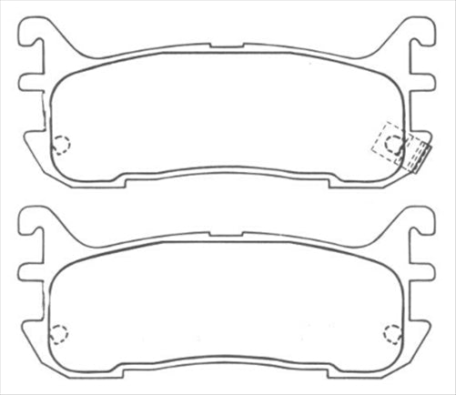 FARGO REAR BRAKE PADS MAZDA MX5 93- (DB1291F) DB1283F