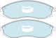 Bendix FRONT DISC BRAKE PADS - NISSAN MAXIMA A32,A33 94-03